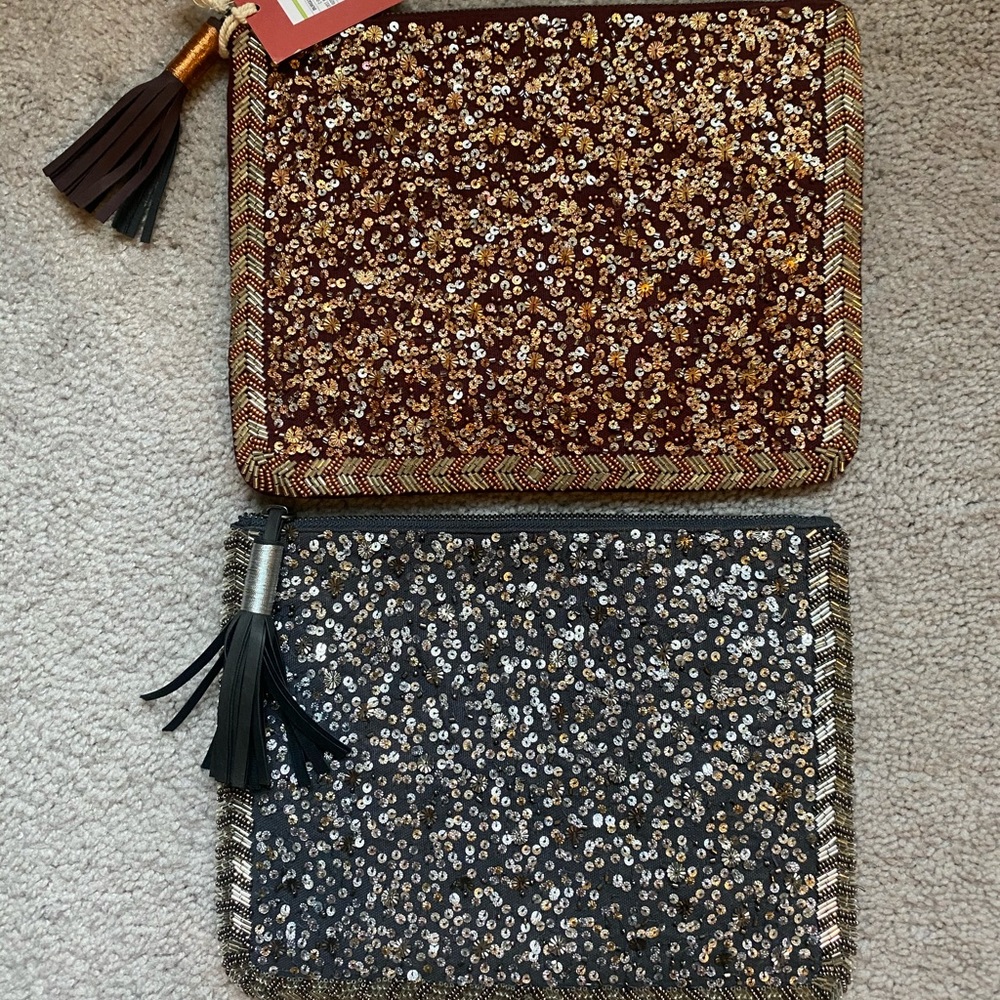 Mossimo sequin clutch BOTH
